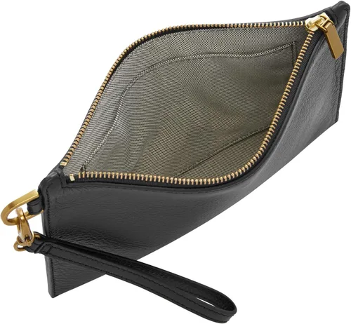 Miniatura 3 de Fossil Cartera de cuero para mujer con correa extraíble