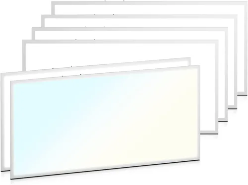 Miniatura 10 de Magshion Panel de luz LED 1 x 4, luz de techo empotrada regulable 36/40/50W y 3000K/4000K/5000K temperaturas de color seleccionables, lámpara