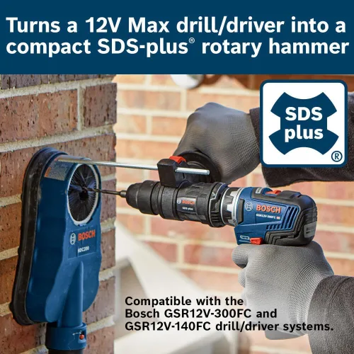 Miniatura 7 de BOSCH GFA12-H SDS-plus - Accesorio de martillo giratorio para Bosch GSR12V-140FC y GSR12V-300FC