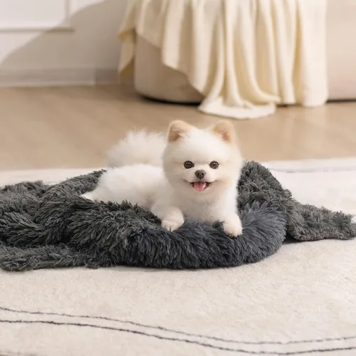 Miniatura 11 de gogobunny Manta impermeable para perros para perros grandes, gatos, cachorros, manta reversible de piel sintética para mascotas, lavable, protección