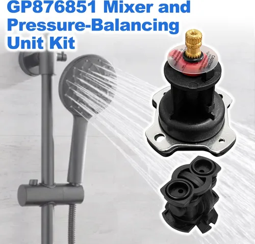 Miniatura 2 de GP876851 Kit de tapa mezcladora y unidad de equilibrio de presión, compatible con válvulas de ducha Kohler K-304 y K-11748 Las plataformas incluyen