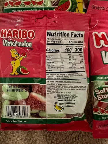 Miniatura 3 de Haribo Sandía 3.1 oz (paquete de 4)