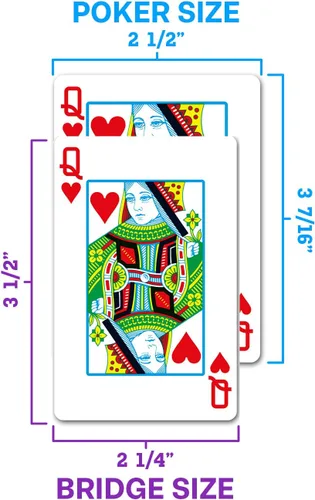 Miniatura 3 de Copag 1546 Diseño 100% Plástico Cartas de Juego, Tamaño Póker (Estándar) Índice Jumbo Color Púrpura/Gris (1 Juego)