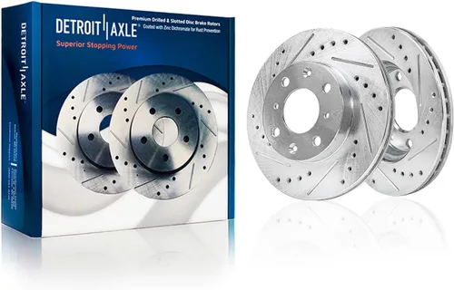 Miniatura 13 de Detroit Axle - Kit de freno delantero para Honda Odyssey 1999-2004 2001-2002 MDX Rotores de freno de disco Pinza de freno de disco con soporte