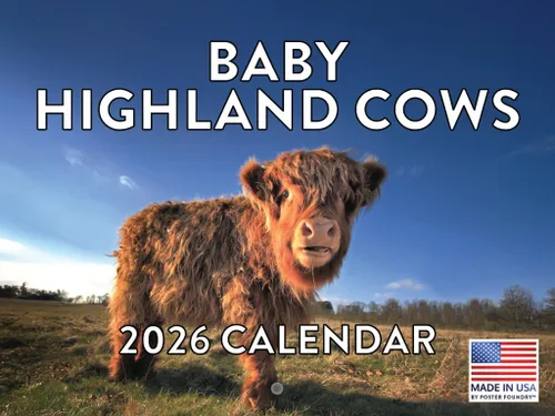 Miniatura 133 de Calendario alpaca 2026, calendario mensual de pared de 12 meses Hecho en Estados Unidos.