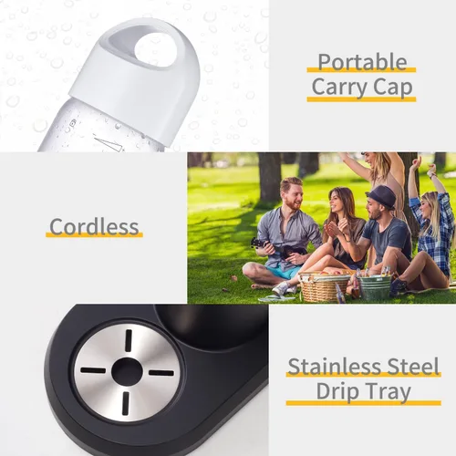 Miniatura 5 de Máquina de agua con gas, dispensador de bebidas para el hogar, máquina de transmisión de refrescos con botellas sin BPA (1 L+0.5 L)
