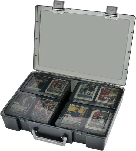 ALCYON 1600+ Caja de Almacenamiento para Tarjetas de Béisbol, Organizador de Tarjetas Deportivas, Estuche de Plástico Duro Compatible con Tarjetas
