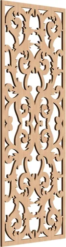 Miniatura 62 de Meadville Paneles decorativos de pared de madera con calado, 9 3/8 pulgadas de ancho x 24 3/8 pulgadas de alto x 1/4 de alto, aliso