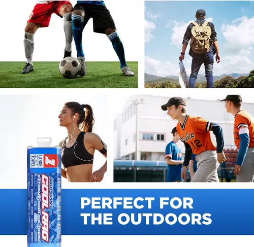 Miniatura 3 de Cool Cool RAG - Toalla de enfriamiento extremo para aliviar el calor, toalla de enfriamiento de PVA para entrenamiento, gimnasio, correr