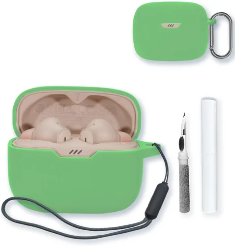 Miniatura 9 de Funda para JBL Tune 230NC TWS - Auriculares intrauditivos inalámbricos verdaderos, protección suave, funda de silicona con llavero, kit de limpieza