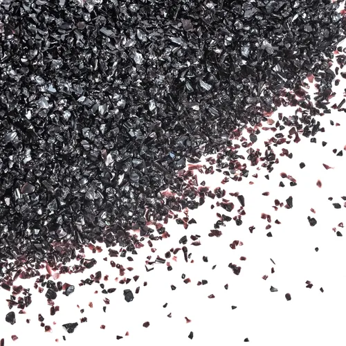 Miniatura 3 de Vidrio triturado fino para arte con resina - Tamaño pequeño 1-3mm Negro, 0.68 kg para manualidades detalladas, vasos Epodye y relleno de jarrones