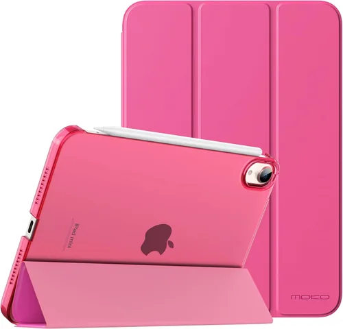 Miniatura 41 de MoKo Funda para iPad mini 7 (A17 Pro) Generación 2024, Funda para iPad mini 6 2021, Funda Protectora Delgada y Ligera de 8.3 Pulgadas con Carcasa