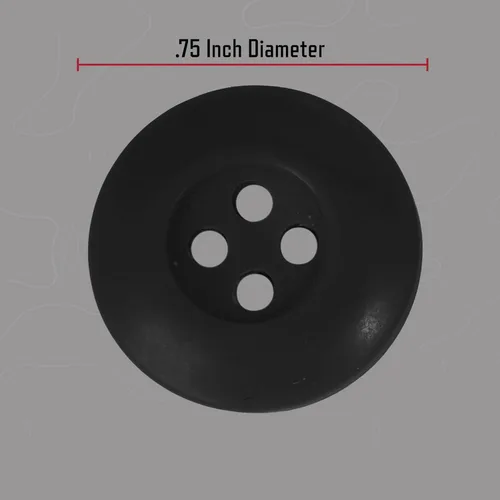 Miniatura 3 de Rothco Bolsa de 100 botones de repuesto BDU – Botones de plástico duradero de 4 agujeros para pantalones, camisas y chaquetas BDU