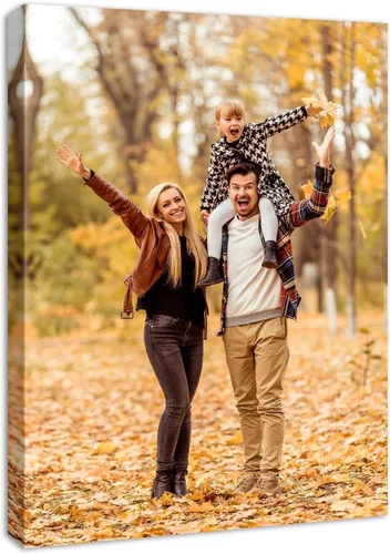 Miniatura 30 de YYYYHPP Impresiones en lienzo con tus fotos, arte de pared personalizado de foto a lienzo, impresión en lienzo para boda, familia, bebé, mascotas