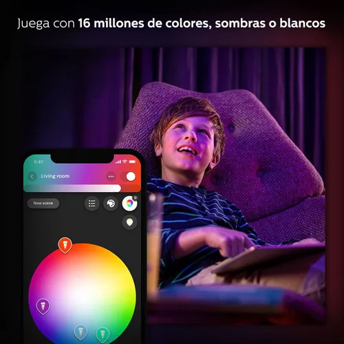 Miniatura 4 de Philips 800268 Hue LightStrip Plus - Extensión de luz LED inteligente regulable (compatible con Amazon Alexa, Apple HomeKit y Google Assistant)