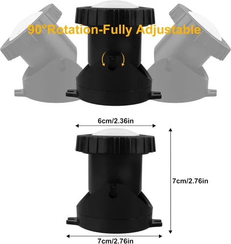 Miniatura 6 de Luces RGB para estanque con temporizador, LED superbrillantes, sumergibles bajo el agua, coloridos focos de paisaje, control remoto, IP68