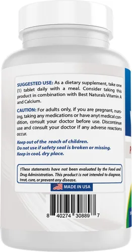 Miniatura 7 de Best Naturals Vitamina D3 2000 UI – 300 tabletas – Fabricado en Estados Unidos, sin OMG, sin gluten, sin color, sabor ni conservantes artificiales