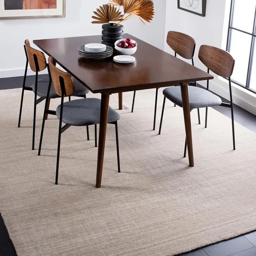 Miniatura 19 de SAFAVIEH Himalaya Collection - Alfombra decorativa, 3 x 5 pies, carbón, lana hecha a mano, ideal para zonas de alto tráfico en entrada, sala