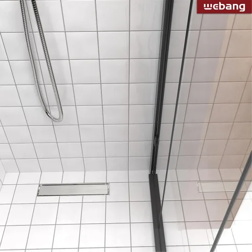 Miniatura 6 de WEBANG Drenaje de ducha lineal de 12 pulgadas, desagüe de piso rectangular con accesorios, cubierta reversible 2-en-1, rejilla de inserción