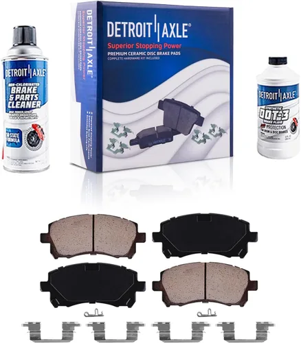 Miniatura 18 de Detroit Axle - Pastillas de Freno Delantero para Nissan Altima Maxima Sentra 350Z Cube Juke Versa INFINITI G20 G35 I30 I35 Suzuki SX4, Pastillas