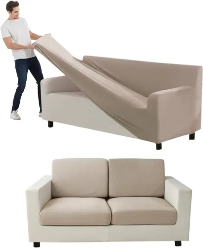 Miniatura 6 de Funda para Sofá de Terciopelo, Fundas Elásticas para Sofá para Funda Principal Separada/Respaldos y Cojines de Asiento, Funda para Sofá, para Fundas