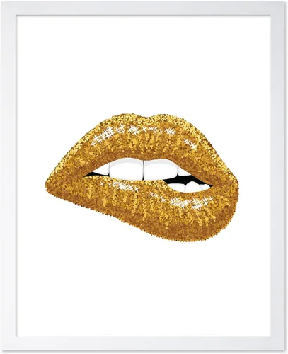 Miniatura 42 de Poster Master Impresión de labios dorados, póster de mordida de labio, arte moderno y minimalista, regalo bohemio para hombres y mujeres, diseño