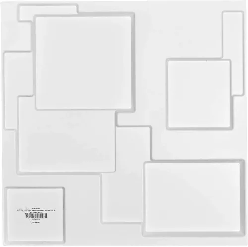 Miniatura 4 de Ekena Millwork WP20X20GOWH 19 5/8 pulgadas de ancho x 19 5/8 pulgadas de alto Gomez EnduraWall Decorativo 3D Panel de pared cubre 2.67 pies