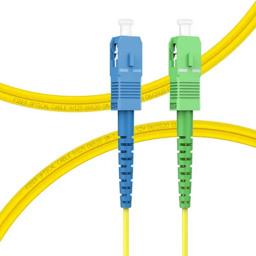 Miniatura 14 de Cable de Internet de fibra óptica LC/UPC a SC/APC, fibra de modo único OS2 0.5M/1.6 pies, Simplex, Opción de longitud: 1.6 ft-32.8 ft 9/125um