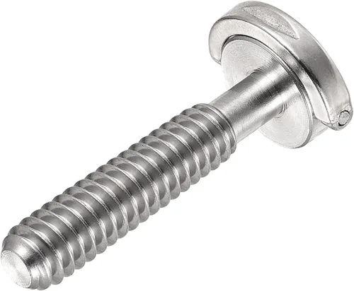 Miniatura 3 de uxcell Tornillo de trípode para cámara - Adaptador de tornillo de montaje macho de 1/4 pulgadas ranurado de 1.18 pulgadas de longitud para soporte