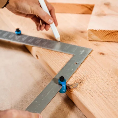 Miniatura 2 de Medidores de escalera altos para diseño de encuadre cuadrado, guía de rasgadura, plantillas cuadradas de velocidad, fabricadas en Estados Unidos