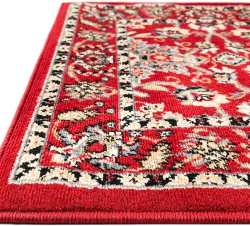 Miniatura 27 de Unique Loom Colección Sialk Hill - Alfombra de área Washington (3 pies 3 pulgadas x 5 pies 3 pulgadas, rectángulo, burdeos/crema)