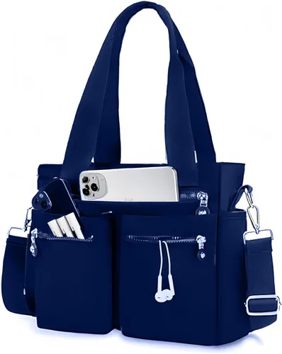 Miniatura 7 de Bolso de mano para mujer, bolsos de trabajo para mujer, bolsos cruzados con múltiples bolsillos