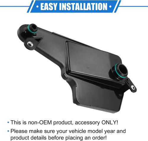 Miniatura 7 de Kit de filtro de transmisión automática compatible con Mazda 3 2012-2024 para Mazda 6 2014-2021, filtro de transmisión de motor negro de plástico