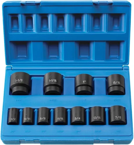 Miniatura 4 de Grey Pneumatic (1311S) juego de 11 llaves de 8 puntas estándar de 1/2 pulgada