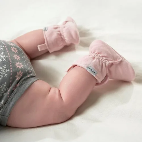 Miniatura 5 de Gerber Botines unisex con forro polar para bebé, antideslizantes, suaves