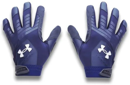 Miniatura 7 de Under Armour Guantes de béisbol Clean Up para hombre (100) blanco / plata metálica / plata metálica