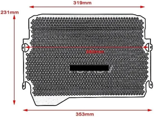 Miniatura 7 de Radiator Grille Guard for Ya&maha MT07 MT-07 MT 07 FZ-07 FZ07 2018-2022 Motorcycle Radiator Grille Guard Cover Protective Water Tank Cooler Protector