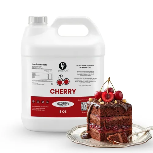 Miniatura 34 de Dolce Flav Extracto de Arándano – 2 Onzas Kosher Soluble en Aceite, Sin Azúcar, Saborizante Concentrado de Arándanos Maduros para Repostería