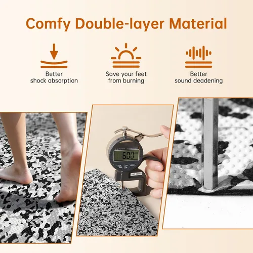 Miniatura 3 de Suelo de lancha de espuma EVA, cubierta de lancha, suelo marino de camuflaje para cubierta de espuma de barco, hoja autoadhesiva, impermeable