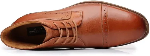 Miniatura 3 de Chukka - Botas a la moda, cómodas y de estilo oxford casual, al tobillo, botas con cordones