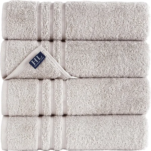 Miniatura 63 de Juego de 6 toallas de baño negras para baño, algodón turco original, suave, absorbente y de primera calidad, 2 toallas de baño, 2 manos y 2 toallas