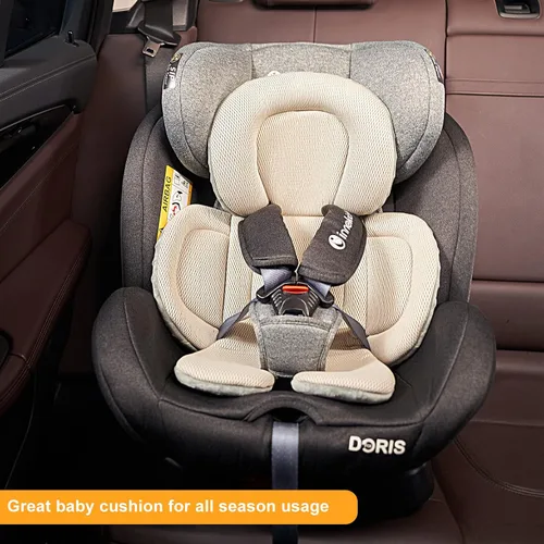 Miniatura 3 de Innokids 2 en 1 - Inserto reversible para asiento de automóvil para recién nacido (beige/gris)
