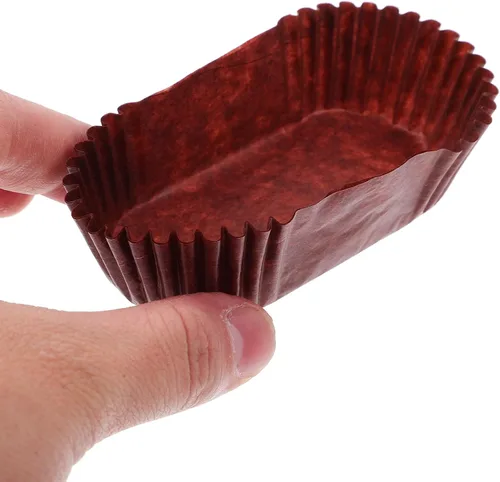 Miniatura 4 de DOITOOL 1000 vasos de papel ovalados para tartas, forma de barco, a prueba de grasa, forros para cupcakes, resistentes a altas temperaturas