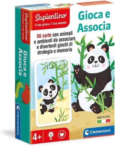 Miniatura 5 de Clementoni 16241, Sapientino, Castelli di Carte, Juego educativo de 6 años con azulejos ilustrados, naipes infantiles para crear castillos