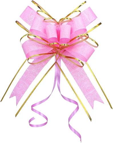 Miniatura 11 de Lazos para envolver regalos, 15 lazos de regalo grandes a granel para paquetes de regalos, cestas de regalo, Navidad, boda y decoración de fiestas