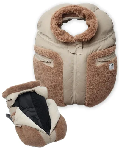 Miniatura 26 de 7AM Enfant Fundas de asiento de automóvil, funda de bebé Cocoon para niños y niñas, repelente de lluvia y nieve, transpirable, resistente al viento
