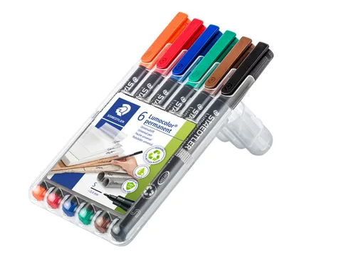 Miniatura 2 de STAEDTLER 313 WP6 Lumocolor - Bolígrafos universales permanentes superfinos, varios