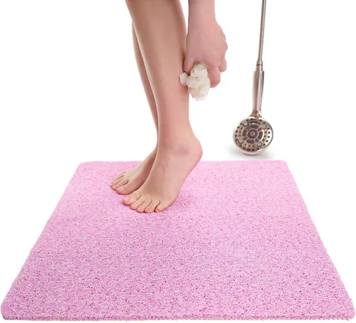 Miniatura 22 de Tapete de ducha antideslizante para bañera - Tapete de baño de lufa para baño - Tapete de baño de 40 x 16 pulgadas - Alfombra de baño antideslizante
