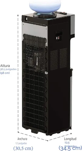 Miniatura 5 de Brio Dispensador de enfriador de agua de carga superior de edición limitada, agua fría y caliente, bloqueo de seguridad para niños, capacidad