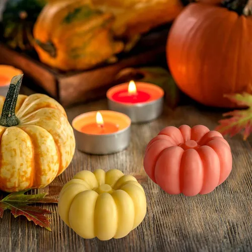Miniatura 5 de Molde de vela de Halloween para hacer velas, molde de silicona 3D para fundición de resina, bricolaje de yeso, arcilla polimérica, decoración